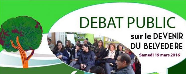DEBAT PUBLIC SUR LE DEVENIR DU BELVEDERE