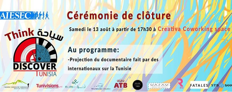 Cérémonie de clôture – Projet Discover Tunisia