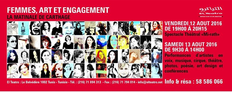 Femmes, Art et Engagement, 12 et 13 août à El Teatro