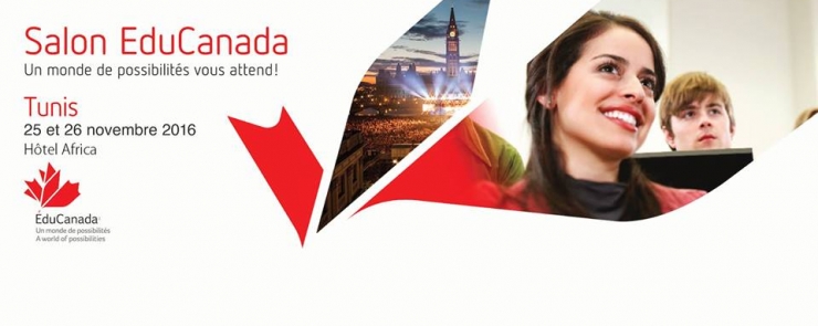 Salon EduCanada les 25 et 26 novembre à Tunis!