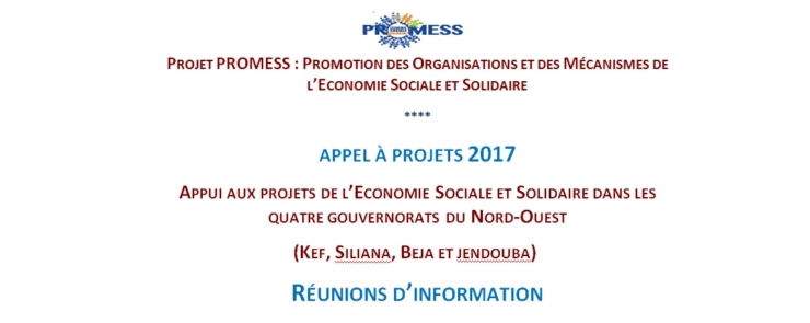 Réunion d&rsquo;information – Appels à Projets PROMESS