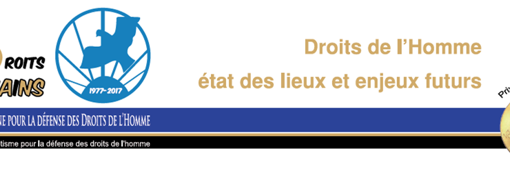  Conférence nationale Droits de l’Homme, état des lieux et enjeux futurs
